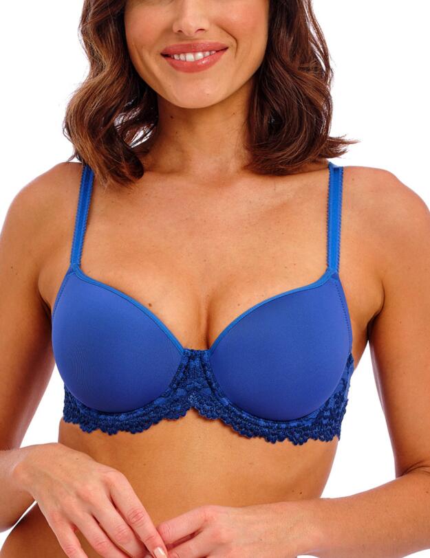 Wacoal Embrace Lace Contour Bra Beaucoup Blue/Bellwether Blue