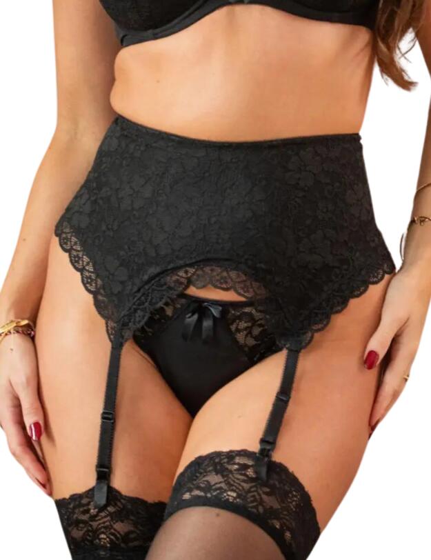 Pour Moi Rebel Deep Control Suspender Black
