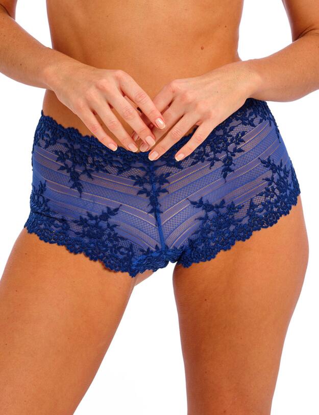 Wacoal Embrace Lace Boyshort Beaucoup Blue/Bellwether Blue