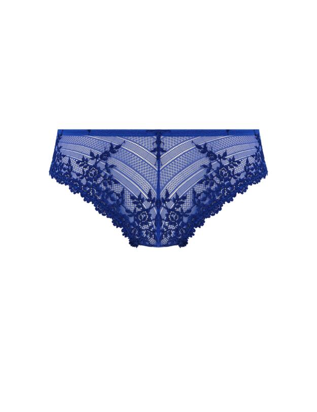 Wacoal Embrace Lace Tanga Brief Beaucoup Blue/Bellwether Blue