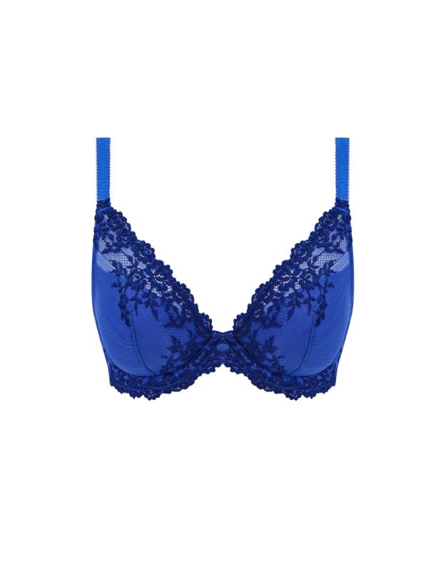 Wacoal Embrace Lace Underwired Plunge Bra Beaucoup Blue/Bellwether Blue