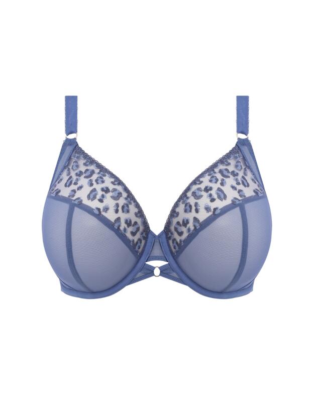 Elomi Namrah Underwired Bandless Plunge Bra Stonewash