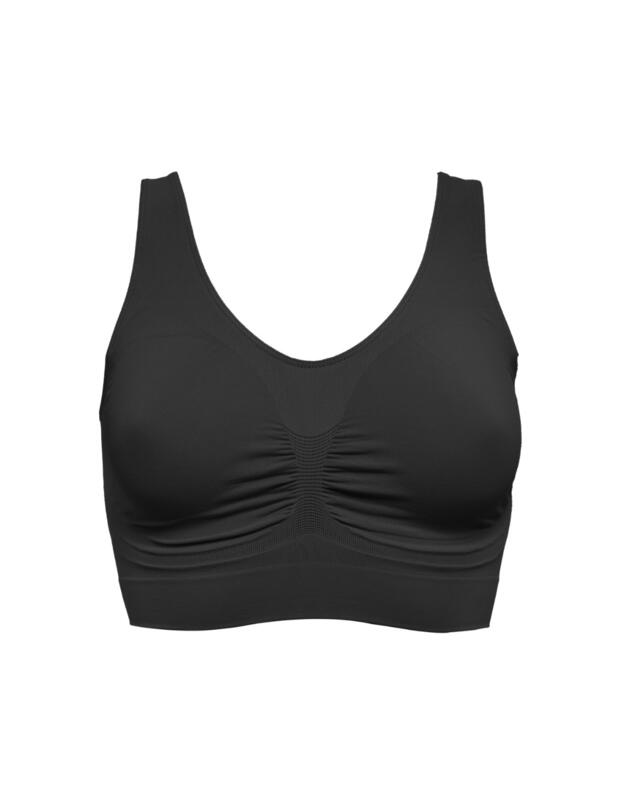 Pretty Polly Eco-Wear Seamfree Soft Comfort Bra Black
