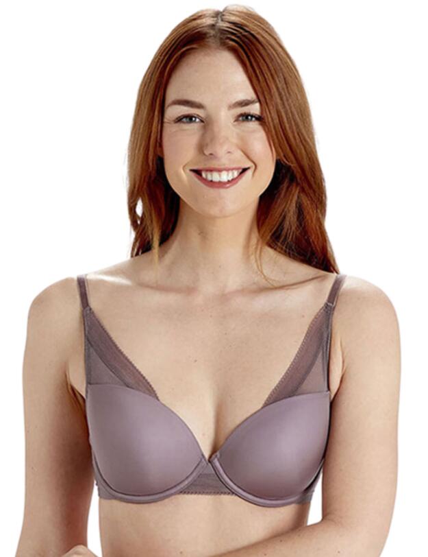 Pretty Polly Naturals High Apex Moulded Bra Dusk