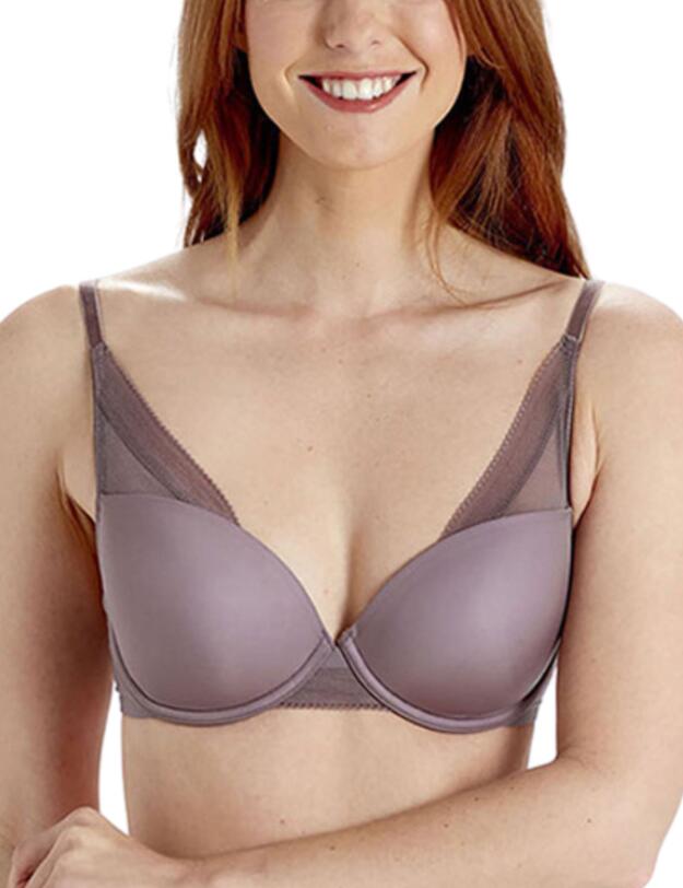 Pretty Polly Naturals High Apex Moulded Bra Dusk