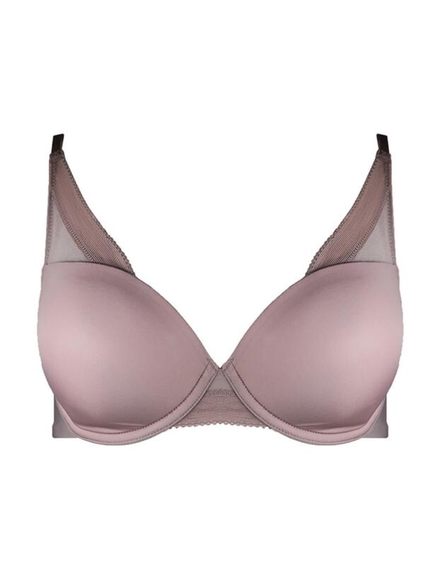 Pretty Polly Naturals High Apex Moulded Bra Dusk