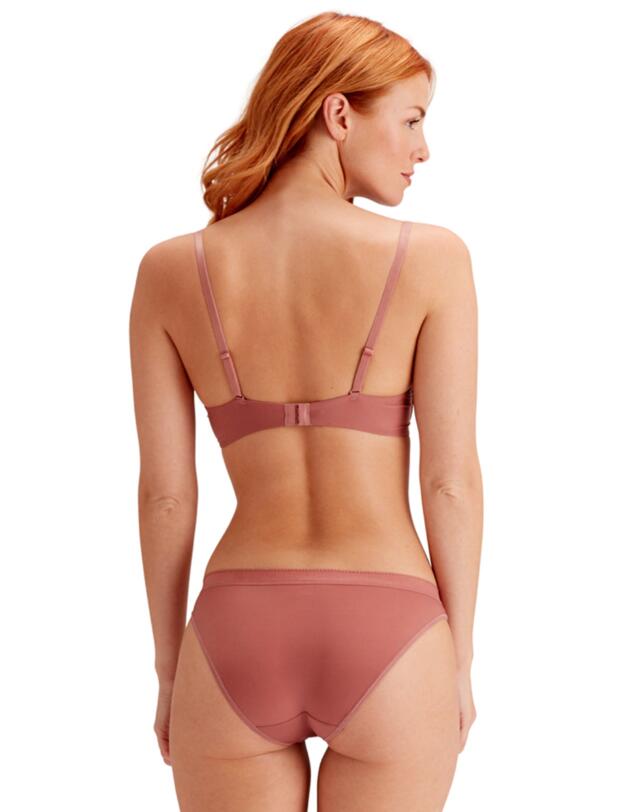 Pretty Polly Naturals High Apex Moulded Bra Woodrose