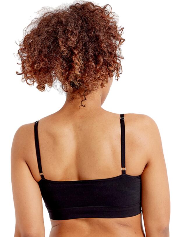 Pretty Polly Eco-Wear Seamfree Bralette Black 