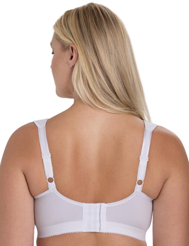 Miss Mary of Sweden Cotton Simplex Bra White