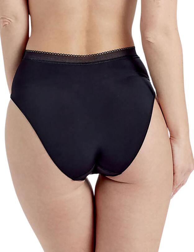 Pretty Polly Naturals High Waisted Brief Black