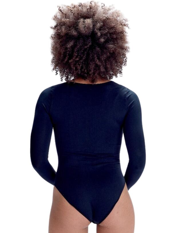Pretty Polly Eco-Wear Long Sleeve Body Black