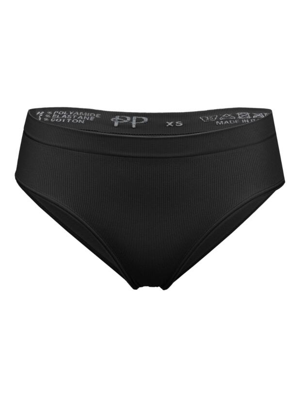 Pretty Polly Eco-Wear Seamfree Rib Brief Black