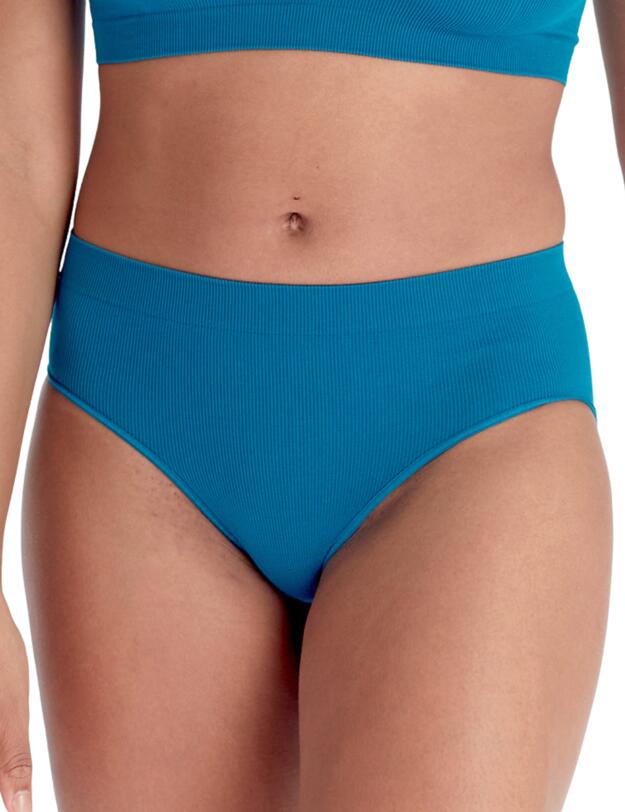 Pretty Polly Eco-Wear Seamfree Rib Brief Teal