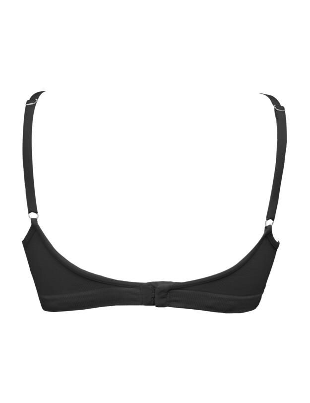 Pretty Polly Eco-Wear Seamfree High Apex Bra Black