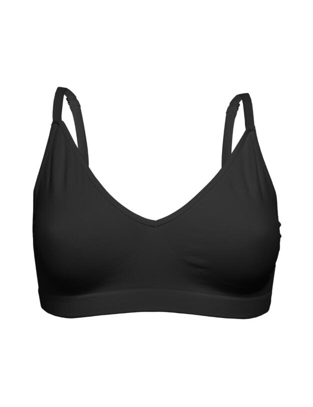 Pretty Polly Eco-Wear Seamfree High Apex Bra Black