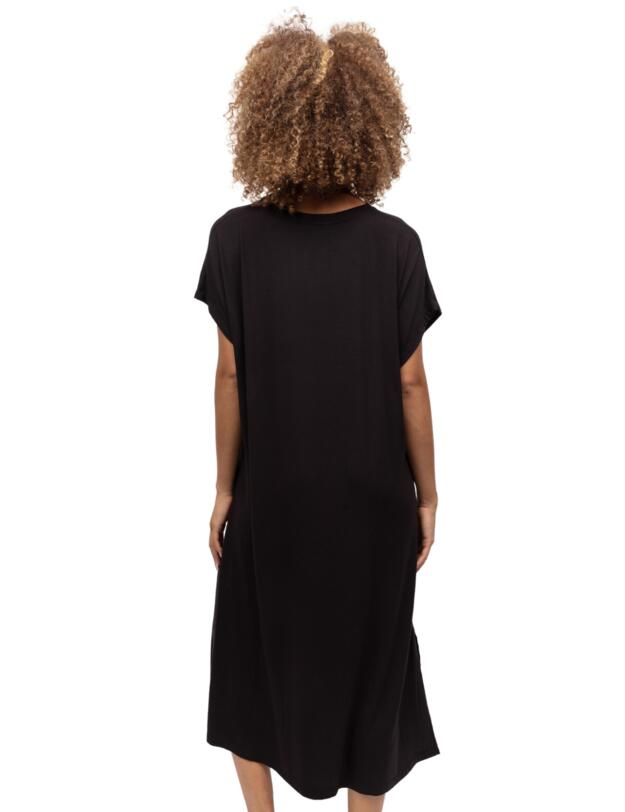 Cyberjammies Blake Jersey Cap Sleeve Nightdress Black