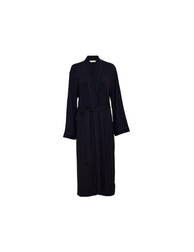 Cyberjammies Blake Jersey Long Sleeve Dressing Gown Black