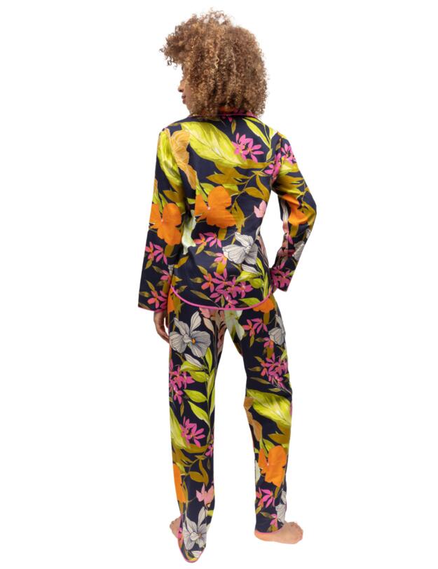 Cyberjammies Avery Pyjama Bottoms Navy Floral Print