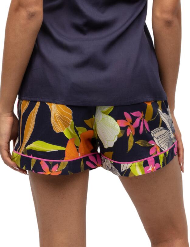 Cyberjammies Avery Pyjama Shorts Navy Floral Print