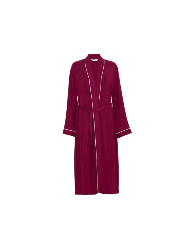Cyberjammies Aliyah Jersey Long Dressing Gown Magenta