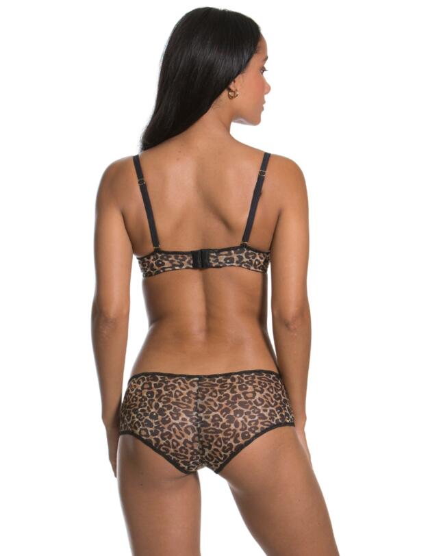 Gossard Glossies Leopard Print Short Animal Print