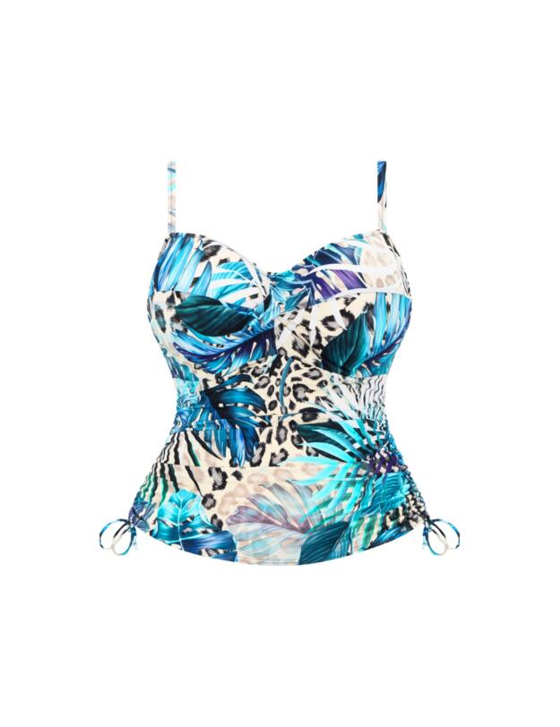 Fantasie Kabini Oasis Underwired Twist Front Tankini Top Aegean