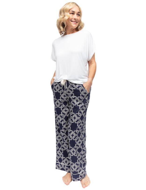 Cyberjammies Avery Wide Leg Pyjamma Bottoms - Belle Lingerie 