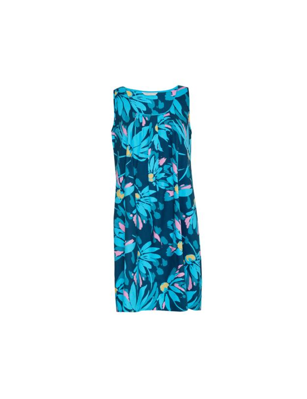 Cyberjammies Cove Short Nightdress Teal Floral Print