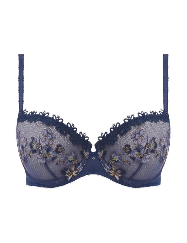 Wacoal Sakura Balcony Bra Night Blue