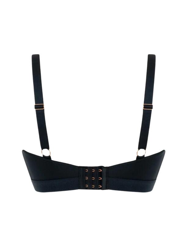 Scantilly by Curvy Kate Indulgence Bralette in Black/Latte