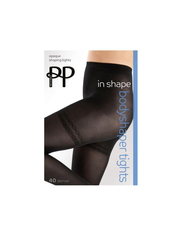 Pretty Polly In Shape Opaque Bodyshaper Tights Black 