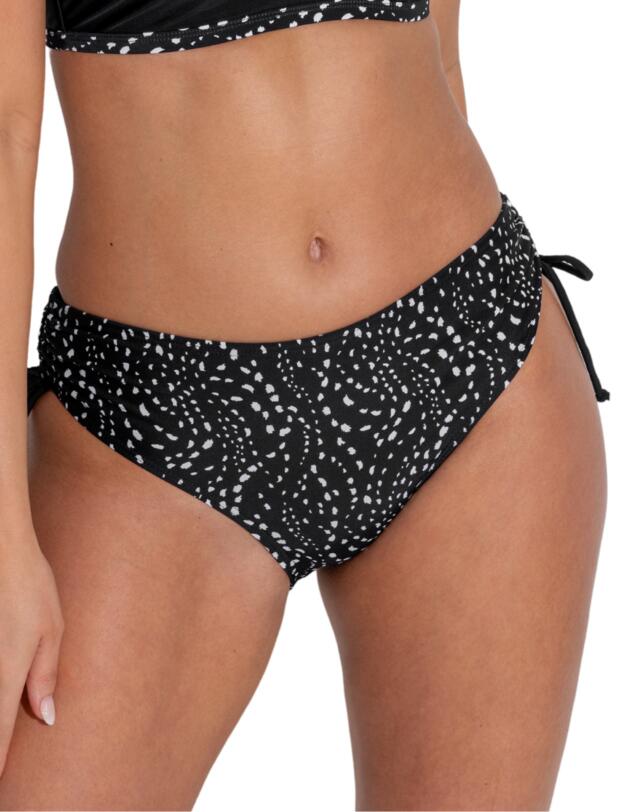 Pour Moi Rhodes Adjustable Side Bikini Brief Black/White