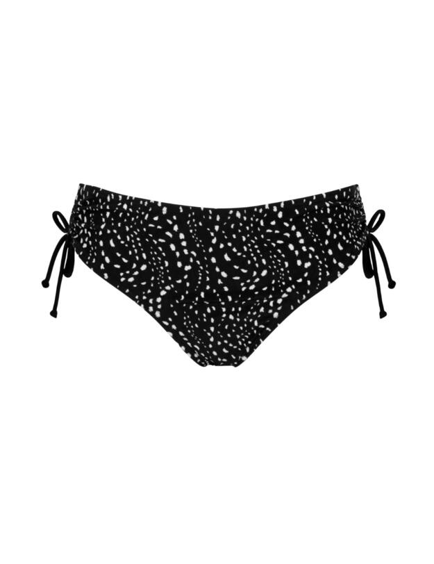 Pour Moi Rhodes Adjustable Side Bikini Brief Black/White