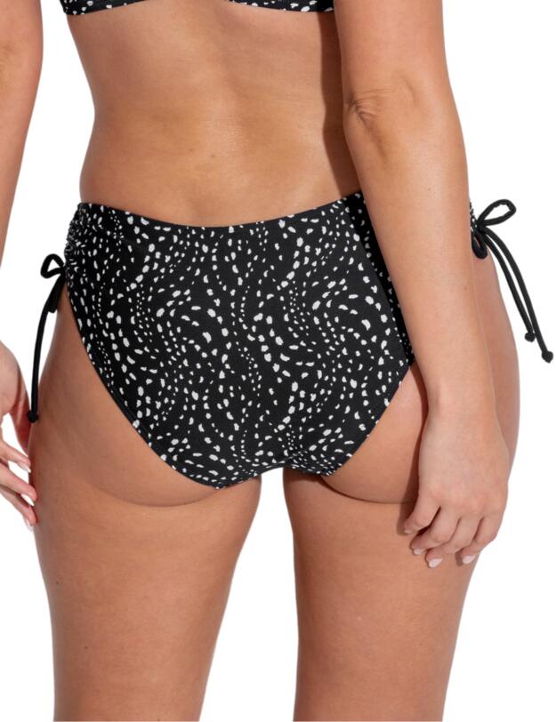 Pour Moi Rhodes Adjustable Side Bikini Brief Black/White