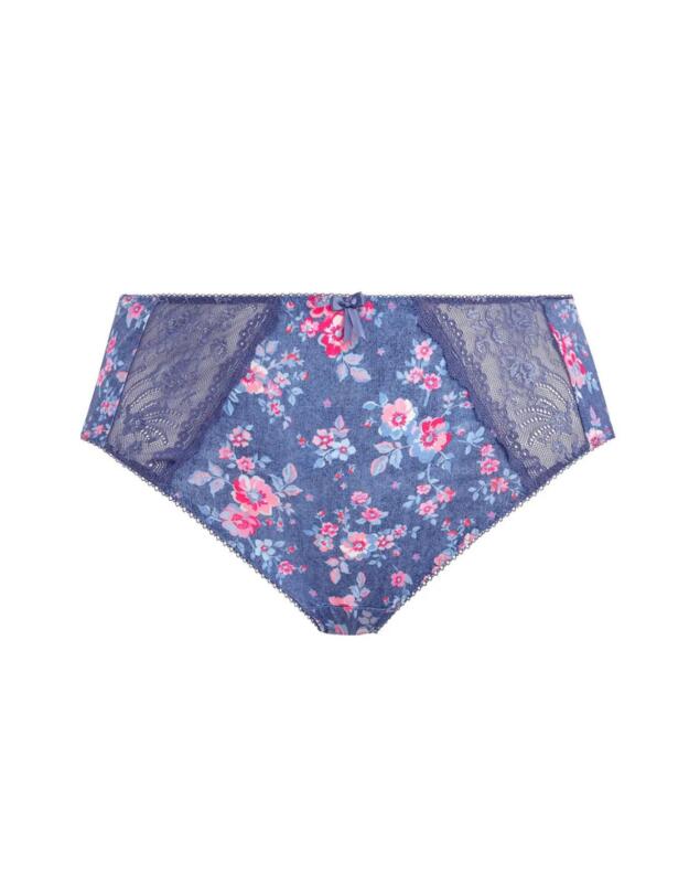 Elomi Morgan High Waist Brief Denim Floral