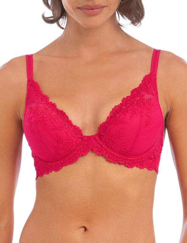 Wacoal Embrace Lace Plunge Bra Persian Red