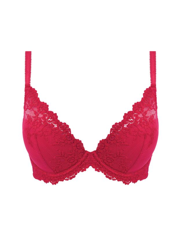 Wacoal Embrace Lace Plunge Bra Persian Red
