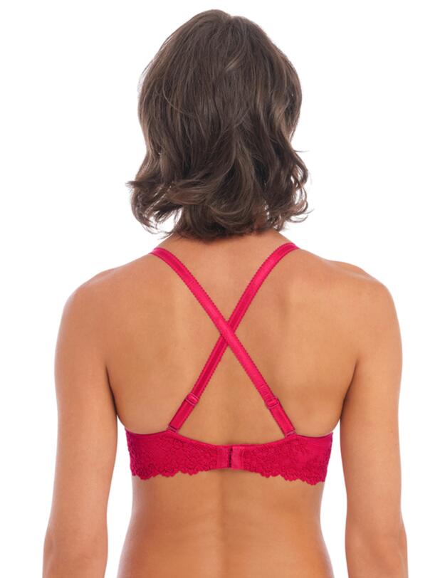 Wacoal Embrace Lace Plunge Bra Persian Red