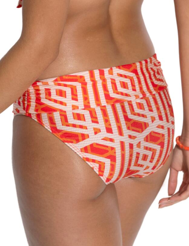 Pour Moi Casablanca Fold Over Brief Orange 