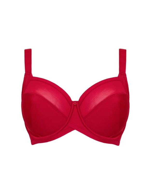 Curvy Kate WonderFully Full Cup Balcony Bra Strawberry Red
