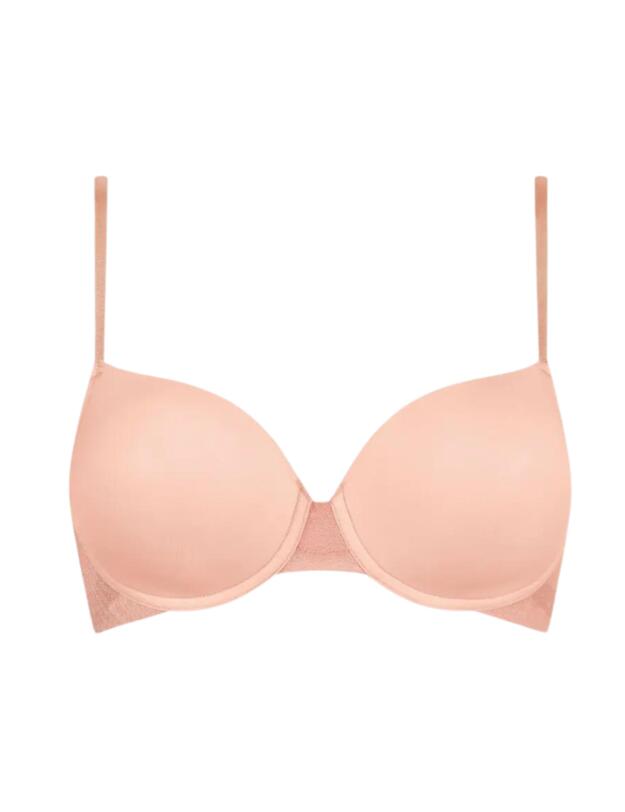 Triumph Lace Spotlight Wired Padded Bra Dusty Pink