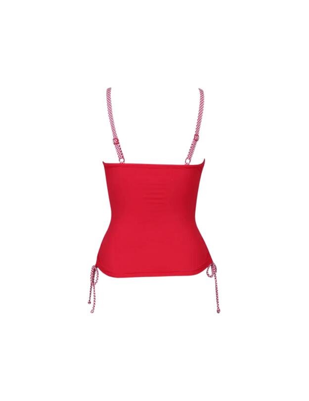  Pour Moi Positano Tankini Top Red/White