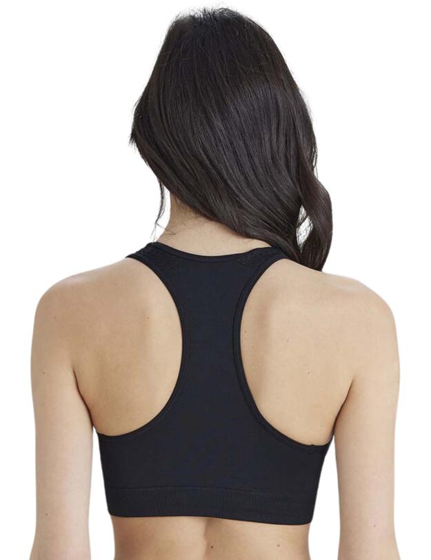 Pretty Polly Eco Active Wear Crop Top Black