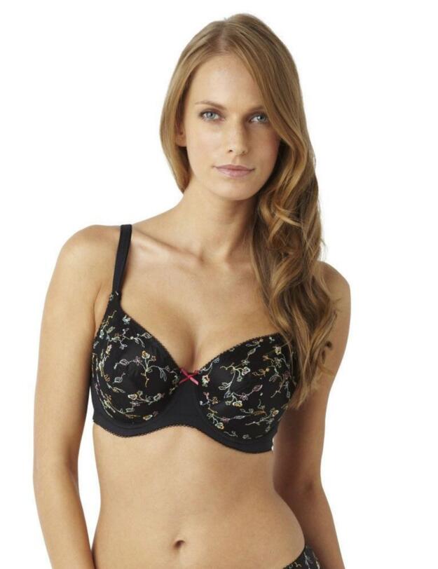 7661 Panache Rhapsody Balcony Bra Black - 7661 Black
