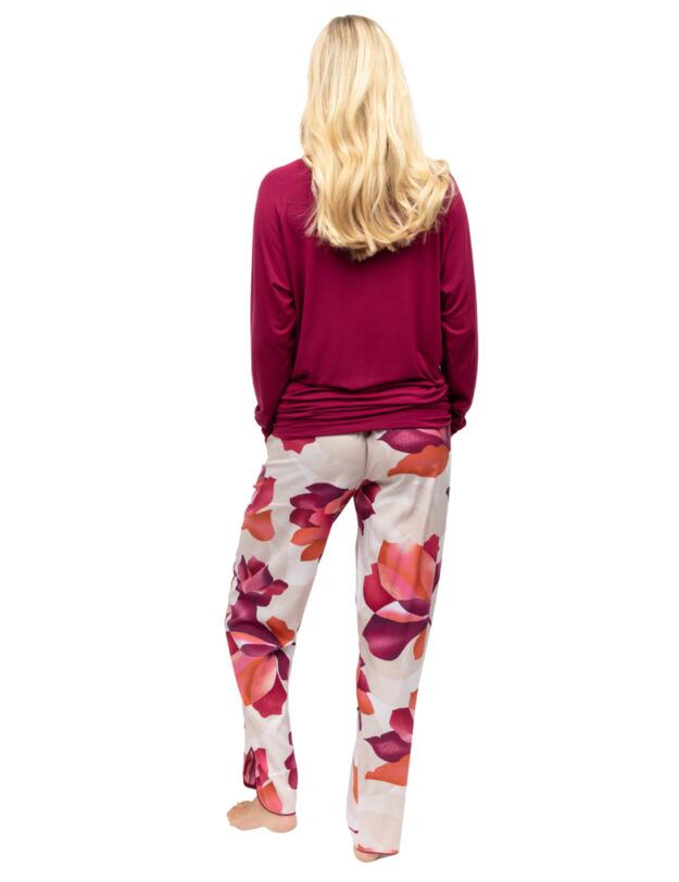 Cyberjammies Aliyah Jersey Slouch Pyjama Top Magenta 