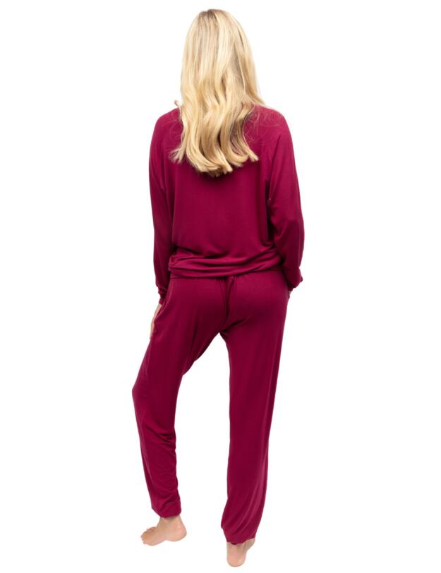 Cyberjammies Aliyah Jersey Slouch Pyjama Top Magenta 