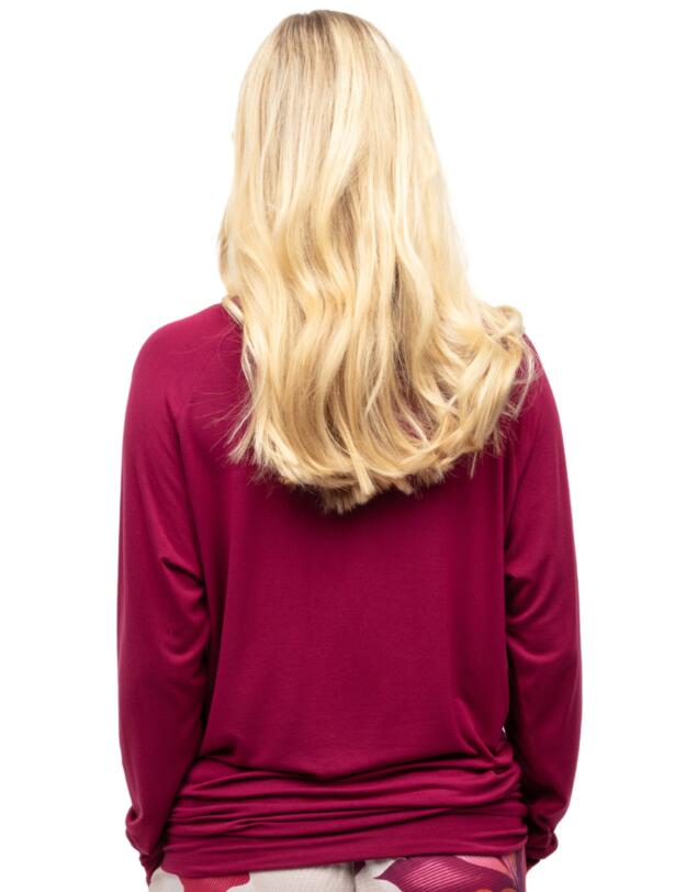 Cyberjammies Aliyah Jersey Slouch Pyjama Top Magenta 