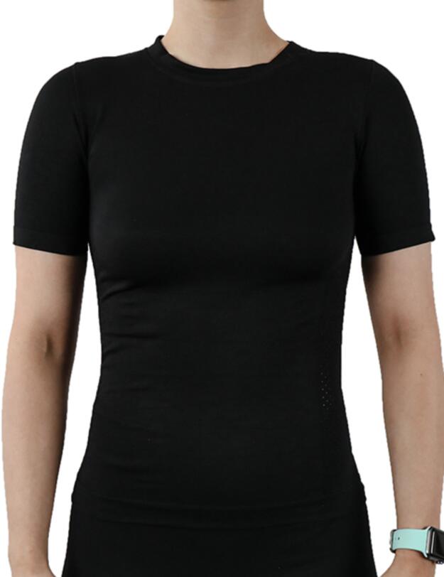 Pretty Polly Eco Active Wear Short Sleeved T-Shirt Black