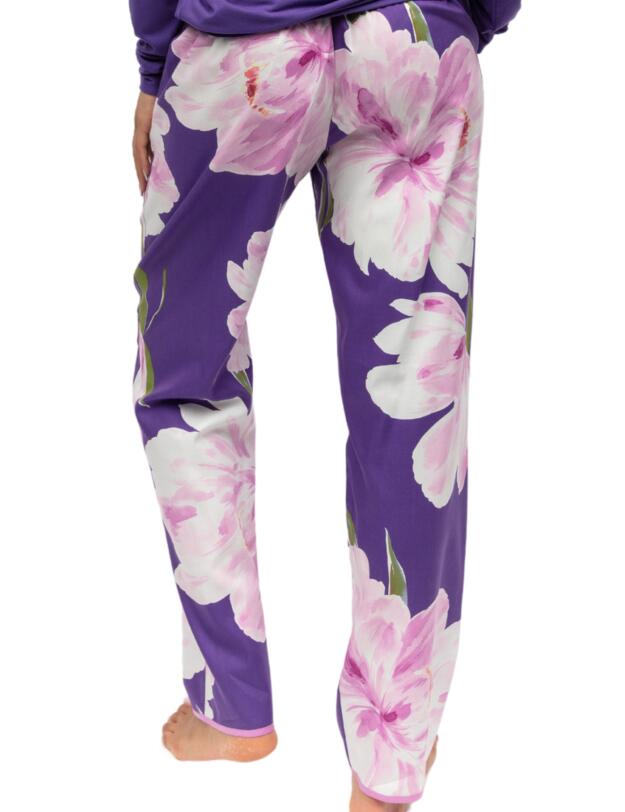 Cyberjammies Valentina Pyjama Bottoms Purple Floral Print