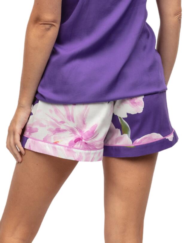 Cyberjammies Valentina Shorts Purple Floral Print